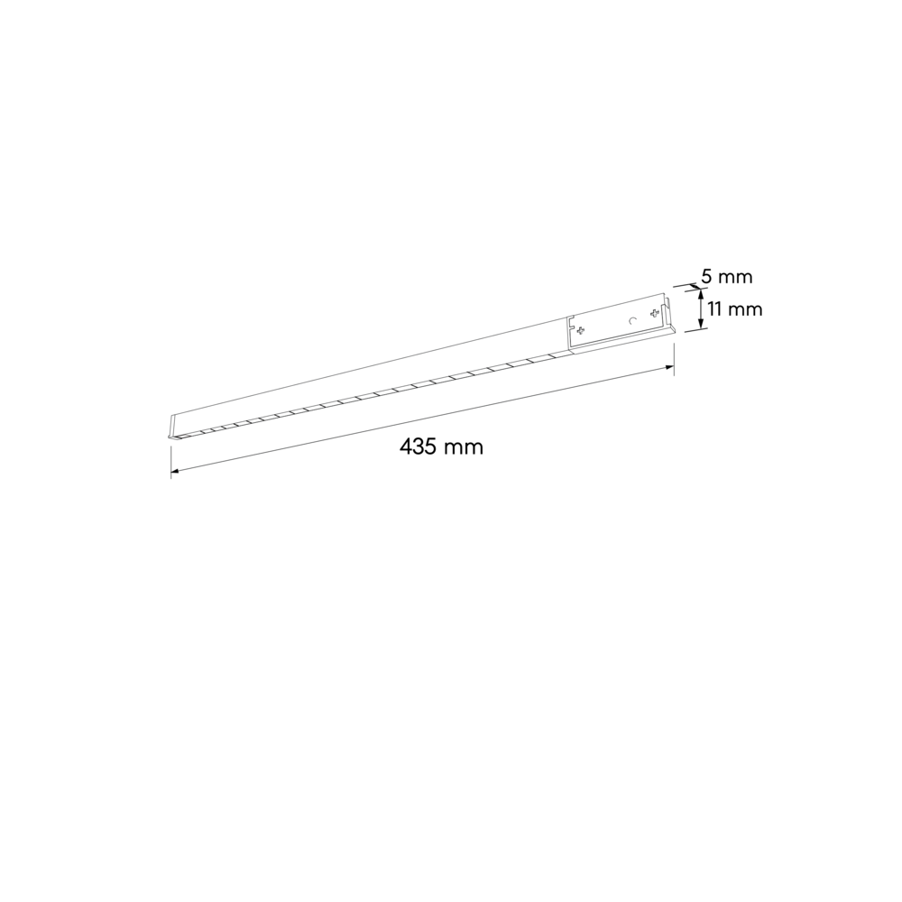 картинка Трековый светильник Brunaro Dot 8W 60° 3000K 435 мм белый 150021 | ТГО-Лайт